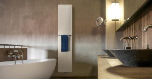 Home Mooie handdoekradiator in moderne stijl voor badkamer verwarming en design